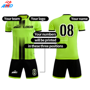 Jersey sepakbola pria, Jersey latihan sepakbola dua potong, Jersey sepakbola baru model kustom - Product Image 2