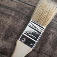 Brosses manche en bois, lot de 36 pièces, 1 pouce, poils purs, 100% couleurs, pour la peinture, bonne qualité