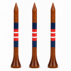 Tees de golf en bambou personnalisés avec logo, Tees de golf en bois écologiques, Vente en gros OEM pour entraînement, practice et tournois - Product Image 1