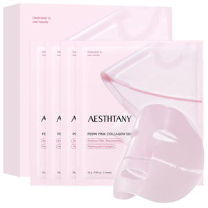 Mascarilla de Gel PDRN con ADN de Sodio, Niacinamida y Colágeno Hidrolizado |   Mascarilla Facial Nocturna para una Piel Radiante, Elástica e Hidratada - Product Image 1