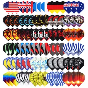 Wholesale Custom pluma de dardos dart flights professional logo dart accessories