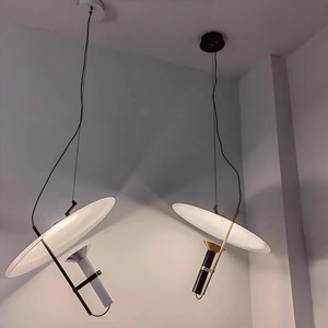 Lámpara Colgante LED Minimalista Moderna de Diseño Italiano, Ajustable en Forma de L, para Barra de Bar, Dormitorio, Comedor, Lámpara de Araña Única - Product Image 1