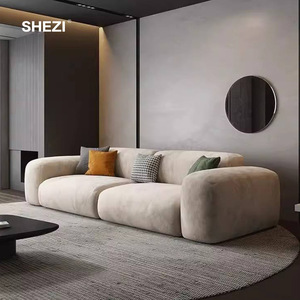 Shezi atunus Bắc Âu Sang Trọng 3-Chỗ Ngồi Modular Cắt <span class=keywords><strong>Sofa</strong></span> Chất Lượng Cao Vải L-Hình Dạng Đồ Nội Thất Phòng Khách Miếng Bọt Biển Cho Biệt Thự - Product Image 6