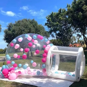 Grande tente bulle gonflable transparente, dôme igloo clair, logo personnalisé pour les stations touristiques, les sites <span class=keywords><strong>de</strong></span> camping, les hôtels <span class=keywords><strong>de</strong></span> vacances, les fêtes - Product Image 3