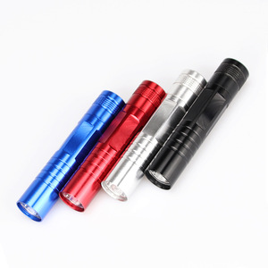 Mini lampe torche LED haute puissance, pile AA, alliage d'aluminium, porte-clés, lampe torche d'urgence pour l'extérieur et la maison - Product Image 1