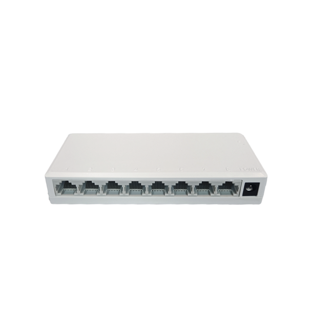 Anpa Factory Direct 8-Port Gigabit Desktop Ethernet RJ45 Network Switch 10/100/1000Mbps Plug Play Stackable QoS Plastic Case 16G