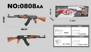 Rifle <span class=keywords><strong>de</strong></span> Juguete AK47 Realista <span class=keywords><strong>de</strong></span> Plástico Duradero <span class=keywords><strong>de</strong></span> Alta Calidad Fusil <span class=keywords><strong>de</strong></span> <span class=keywords><strong>Asalto</strong></span> Seguro para Niños y Coleccionistas - Product Image 4