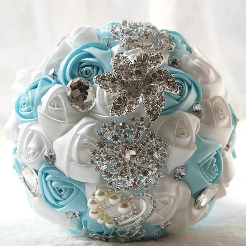 D1-5 romantic hand water blue and white