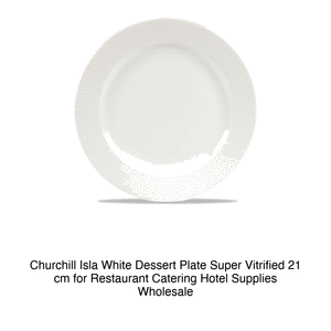 จานขนมหวานอิสลา ไวท์ 21 ซม. เชอร์ชิลล์ ซุปเปอร์ วิทริฟายด์ วิสิป81 - Product Image 2