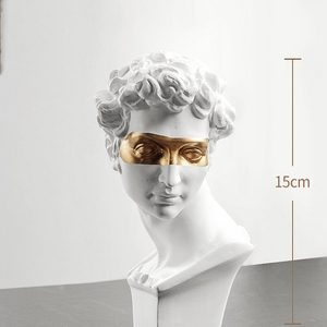 Kit di Pittura Artistica in Resina e Gesso Nero-Oro di <span class=keywords><strong>David</strong></span>, Decorazioni per Studio, Ornamenti, Testa in Gesso - Product Image 6