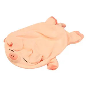 Mainan kulit babi tanpa isi, 40cm/80cm ukuran besar binatang boneka hewan mewah kulit mainan babi tanpa isi untuk anak-anak diy wanita hadiah valentine
