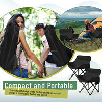 Chaise de plage pliable en métal portable à ouverture rapide avec dossier pour activités de plein air, pêche, camping, pique-niques, randonnées, ateliers, parcs