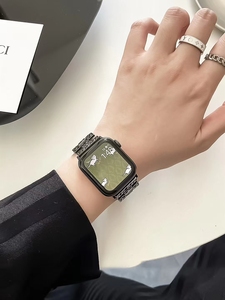Cinturino in Lega di Titanio alla Moda per <span class=keywords><strong>Apple</strong></span> <span class=keywords><strong>Watch</strong></span> Serie 9 8 7 6 5 4 <span class=keywords><strong>3</strong></span> 2 1 <span class=keywords><strong>SE</strong></span> SE2, Cinturino Sostitutivo 38/40/41/42/44/45/49mm - Product Image 3