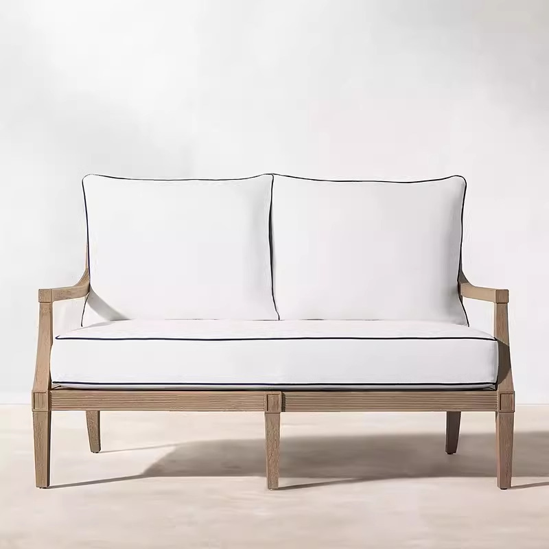 Lover sofa made of anti-corrosion wood