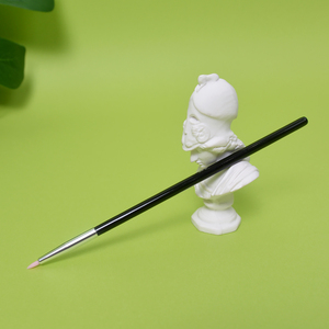 Mini pinceau en silicone blanc DM pour eyeliner et blush, marque OEM, échantillons gratuits - Product Image 5
