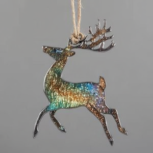 Moderno Metal colgante Reno adornos de Navidad árbol decorativo colgante vacaciones fiesta festiva decoración del hogar coleccionable - Product Image 1