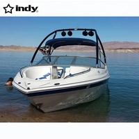 Tour de Wakeboard Liquide Indy pour Bateau, Revêtement Noir en Poudre, Convient à l'Environnement Océanique, Tour de Wake en Aluminium