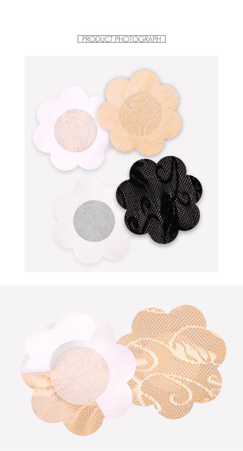 ZOYIAME Best Disposable Silicone Nipple Covers Lace Women Intimates Accessories Invisible Anti-Bump Underwear Bra Chest Stickers