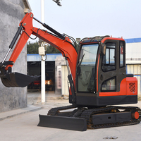 Mini-pelle à chenilles de 2.5 tonnes, vente directe en usine