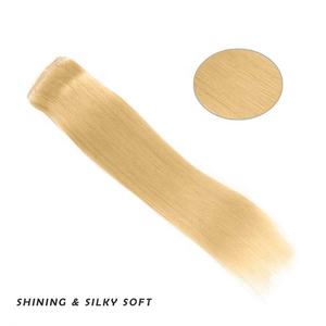 2024 Hot Selling Russian Hair <b>Clip</b>-in Extensions Wavy <b>Light</b> Brown Virgin Hair Luxury Quality Double Drawn Original <b>Clip</b> - Product Image 2