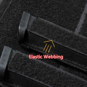 حقيبة مدمجة حافظة مرنة لـ 9 ماج مع مشبك الخطاف والحلقة يناسب مجموعة حقائب الصدر التكتيكية آمنة - Product Image 3