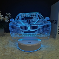 Veilleuse d'ambiance portable à piles pour chambre d'enfant, avec contrôle tactile, mini lampe de chevet décorative