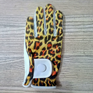 Guantes de golf profesionales de cuero genuino, transpirables, ligeros, con correa de muñeca ajustable, para mano derecha, antideslizantes, con cierre de gancho y bucle - Product Image 1