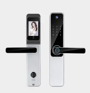 Penjualan terlaris kontrol aplikasi pintar kartu kode sidik jari Digital Buka kunci ponsel pintar gagang kamera kunci pintu