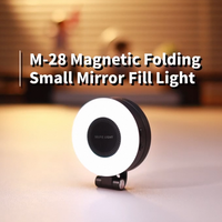 Anneau lumineux pour selfie rechargeable, portable, à clipser, avec 40 LED pour la photographie sur smartphone, la vidéo caméra, pour filles