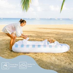 Cama Inflable de PVC Tipo Bote, Colchón de Aire de 74*40*15 Pulgadas para Niños, para Dormir en Interiores, Dormitorio, Camping, Playa y Diversión al Aire Libre - Product Image 6