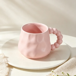 Taza de cerámica para parejas, taza de café con personalidad, estilo nórdico, taza feng shui, de alta calidad. - Product Image 3