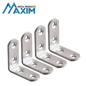 Soporte <span class=keywords><strong>de</strong></span> ángulo recto <span class=keywords><strong>de</strong></span> 6 uds., soporte <span class=keywords><strong>de</strong></span> Metal <span class=keywords><strong>de</strong></span> acero inoxidable para estantes <span class=keywords><strong>de</strong></span> <span class=keywords><strong>madera</strong></span>, muebles <span class=keywords><strong>de</strong></span> armario, soporte <span class=keywords><strong>de</strong></span> esquina en L plateado - Product Image 6