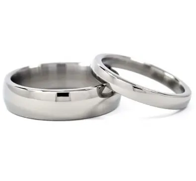 Gioielli Vlink 2024 anelli di titanio alla moda per lui e lei, anelli di nozze abbinati, bande di titanio nuovo design anello di nozze