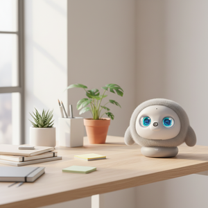 Robot Inteligente <span class=keywords><strong>de</strong></span> Escritorio para el Hogar, Juguete Educativo Interactivo y Emocional, Material <span class=keywords><strong>de</strong></span> Felpa PPcotton, Control por Aplicación, Asistente Personal - Product Image 5