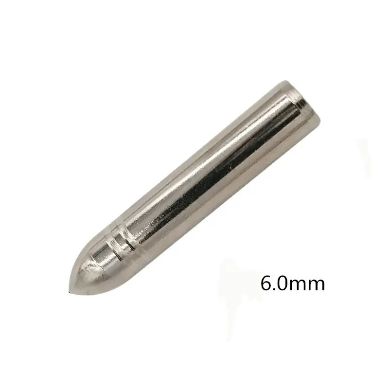 6mm Bullet Zubehör Insert Point Bogens chießen Pfeil Tipps Spiel Schieß praxis Zielkopf Jacke Bullet Arrowhead