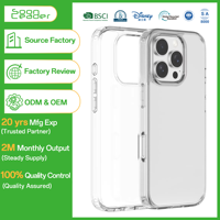 Soonleader Transparent mince mince housse de protection pour téléphone anti-rayures dos transparent pour étui iPhone16Pro