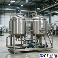 Fabricante OEM: Tanque de Fermentación Industrial Aislado con Revestimiento de Acero Inoxidable 316L, 200L, Certificado CE