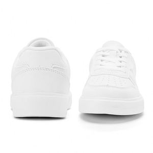 Chaussures de skate personnalisées pour adolescents, mode, lacets, imperméables, blanches, en PU, chaussures de skate décontractées pour hommes - Product Image 3