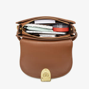 Sac à bandoulière en cuir véritable pour femme, nouvelle collection 2025, haut de gamme, tendance, pour le quotidien, avec une seule sangle et doublure en polyester - Product Image 5