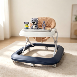 Andaderas para Bebés Newborn Walker 4 en 1, Andadera Plegable de Plástico con Música, Ruedas y Asiento - Product Image 1