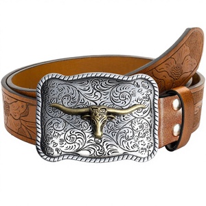 Cinturón de Cuero para Hombre, Casual, de Piel de Vaca, Reversible, con Hebilla de Cierre Automático, Transpirable, de Resina, para Regalo - Product Image 3