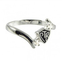 Bague HLJ en acier inoxydable antique de style espagnol Yiwu Aceon Bow