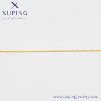 S00152456 Bijoux Xuping Nouvelle Collection Chaîne de style Hip Hop tendance et polyvalente en or 14K et 24K Collier chaîne