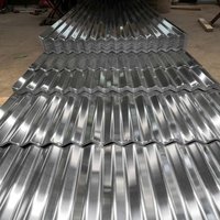 Tôle de toiture ondulée légère en aluminium-zinc avec revêtement Galvalume Aluzinc pour toiture de maison