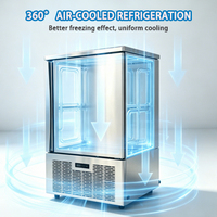 Équipement de congélation rapide à air refroidi en acier inoxydable 304 commercial -45 ℃   Congélateur à très basse température