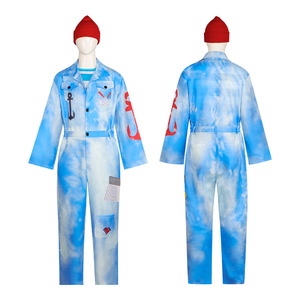 Combinaison Star's Edge Twin Blue Sky Graffiti Dark Wonderland Cosplay Bodysuit - Product Image 4