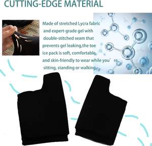 Traitement de thérapie par <span class=keywords><strong>gel</strong></span> souple réutilisable enveloppement de glace à l'avant-pied pour l'arthrite du pied et du gros orteil Gonflement Blessures Douleur. - Product Image 3