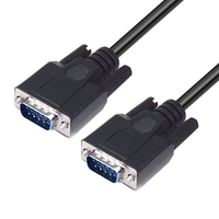 Cable de serie rs232 personalizado, 9 pines, Conector de impresión de ordenador, módem nulo, macho a hembra, rs232, db9