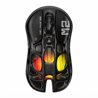 Ratón Inalámbrico para Juegos GravaStar Mercury M2 Tri-Mode RGB con Diseño Hueco, 26000DPI, Ligero, PAW3395, Botones Programables