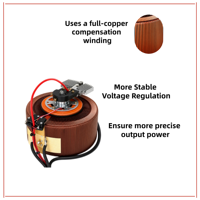 Stabilizer Tegangan Otomatis Servo AVR 10KVA Fase Tunggal 220V Full Copper untuk Mesin CNC